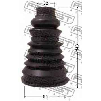 Пыльник приводного вала FEBEST 2417P-LOG-1