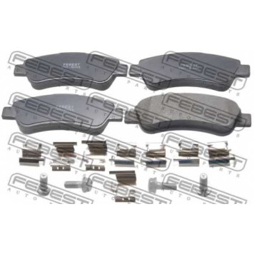 Колодки тормозные дисковые задний <b>FEBEST 2501-BOXR</b>