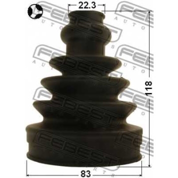 Пыльник приводного вала FEBEST 2715-S60T-1