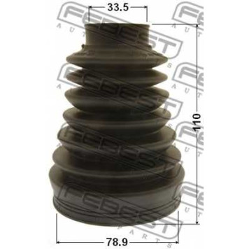 Пыльник приводного вала FEBEST 2915P-RRIIIR-1