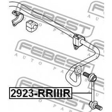 Тяга / стойка стабилизатора FEBEST 2923-RRIIIR-1