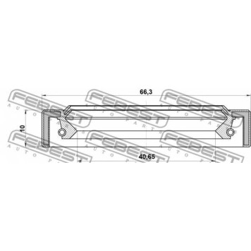 Уплотнительное кольцо приводного вала FEBEST 95IAS-42661010X-1