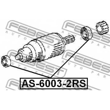 Подшипник FEBEST AS-6003-2RS-1