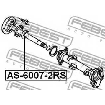 Подшипник FEBEST AS-6007-2RS-1