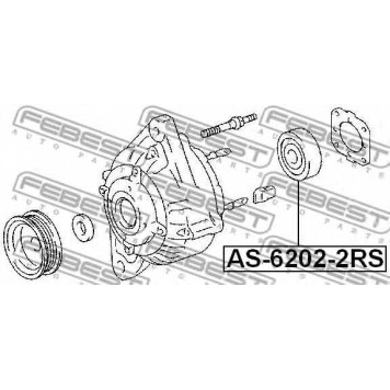 Подшипник FEBEST AS-6202-2RS-1