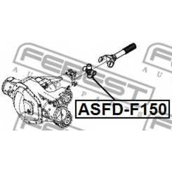 Шарнир продольного вала FEBEST ASFD-F150-1