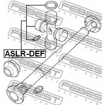 Шарнир продольного вала FEBEST ASLR-DEF-1