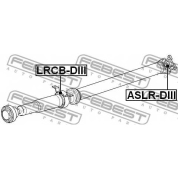 Шарнир продольного вала FEBEST ASLR-DIII-1