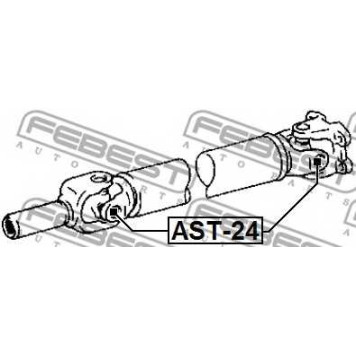 Шарнир продольного вала FEBEST AST-24-1