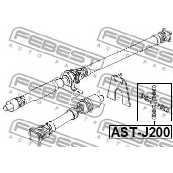 Шарнир продольного вала FEBEST AST-J200-1