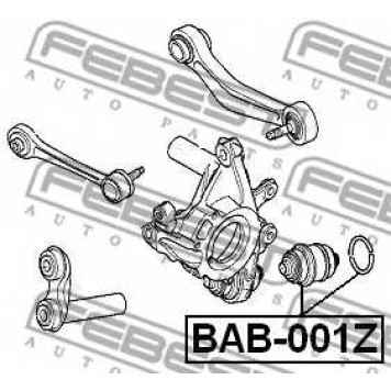 Подвеска рычага независимой подвески колеса FEBEST BAB-001Z-1