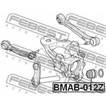 Втулка рычага колесной подвески FEBEST BMAB-012Z-1