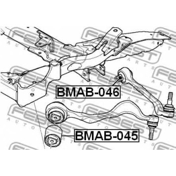 Подвеска рычага независимой подвески колеса FEBEST BMAB-045-1