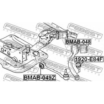 Подвеска рычага независимой подвески колеса FEBEST BMAB-048-1