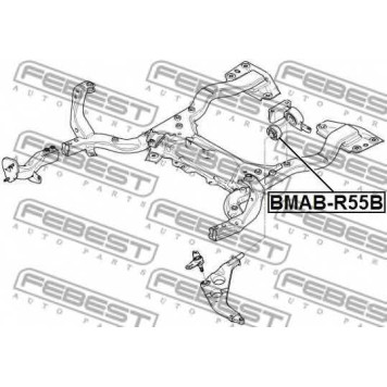 Подвеска рычага независимой подвески колеса FEBEST BMAB-R55B-1