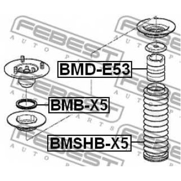 Амортизатор передний для BMW X5(E53) <b>FEBEST BMD-E53</b>-1