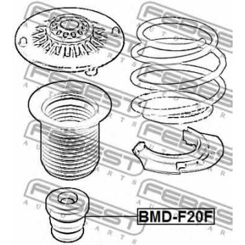 Амортизатор передний для BMW 1(F20,F21), 3(F30,F35,F80) <b>FEBEST BMD-F20F</b>-1