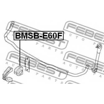 Опора стабилизатора FEBEST BMSB-E60F-1