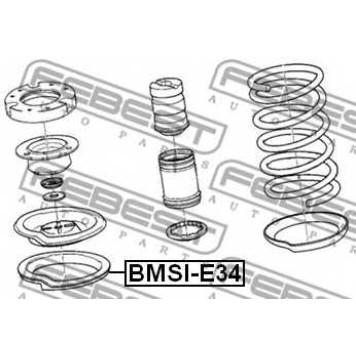 Тарелка пружины FEBEST BMSI-E34-1