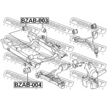 Подвеска рычага независимой подвески колеса FEBEST BZAB-004-1