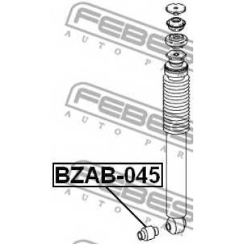 Втулка, амортизатор FEBEST BZAB-045-1