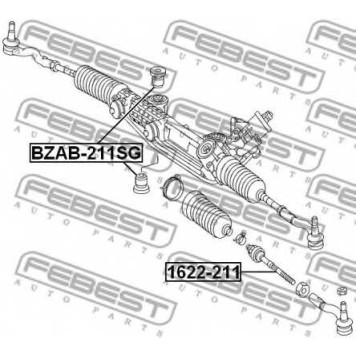Подвеска рулевого управления FEBEST BZAB-211SG-1