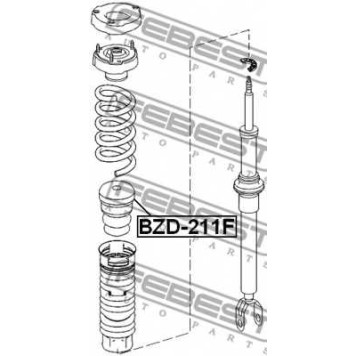 Амортизатор передний для MERCEDES E(S211,W211) <b>FEBEST BZD-211F</b>-1