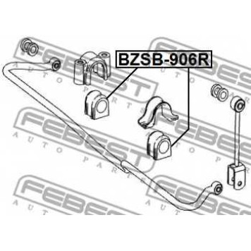 Опора стабилизатора FEBEST BZSB-906R-1