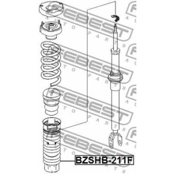 Пыльник амортизатора FEBEST BZSHB-211F-1