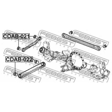 Подвеска рычага независимой подвески колеса FEBEST CDAB-022-1