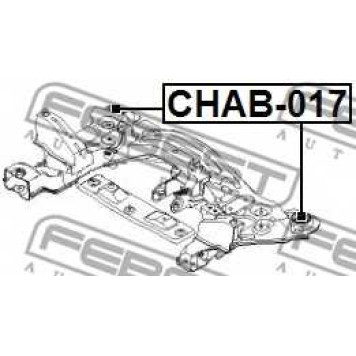 Втулка балки моста FEBEST CHAB-017-1