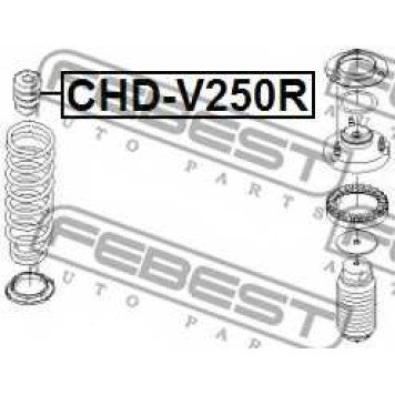 Амортизатор задний <b>FEBEST CHD-V250R</b>-1