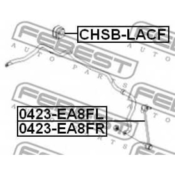 Опора стабилизатора FEBEST CHSB-LACF-1
