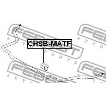 Опора стабилизатора FEBEST CHSB-MATF-1