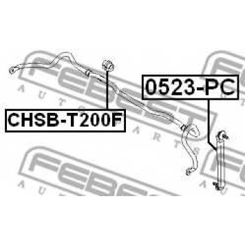 Опора стабилизатора FEBEST CHSB-T200F-1