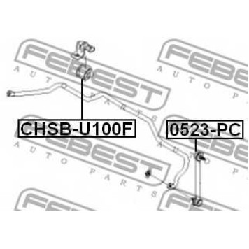 Опора стабилизатора FEBEST CHSB-U100F-1