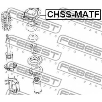 Подвеска амортизатора FEBEST CHSS-MATF-1