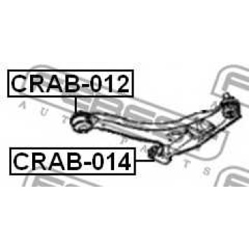 Подвеска рычага независимой подвески колеса FEBEST CRAB-012-1