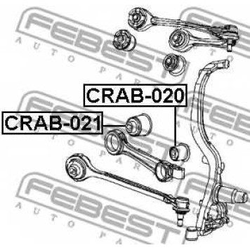 Подвеска рычага независимой подвески колеса FEBEST CRAB-020-1