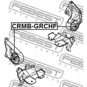 Подвеска двигателя FEBEST CRMB-GRCHF-1