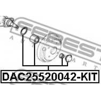 Комплект подшипника ступицы колеса FEBEST DAC25520042-KIT-1