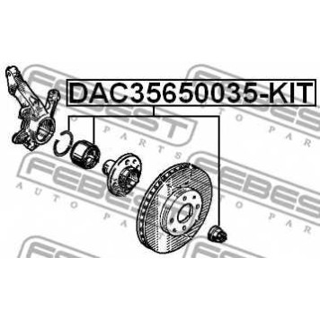 Комплект подшипника ступицы колеса FEBEST DAC35650035-KIT-1