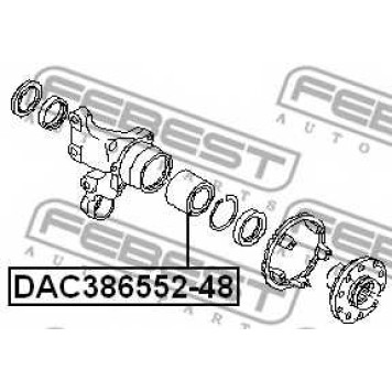 Подшипник ступицы колеса FEBEST DAC386552-48-1