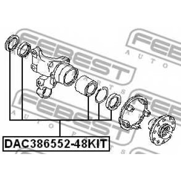 Подшипник ступицы колеса FEBEST DAC386552-48KIT-1
