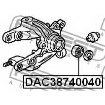 Подшипник ступицы колеса FEBEST DAC38740040-1