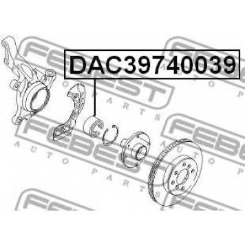 Подшипник ступицы колеса FEBEST DAC39740039-1