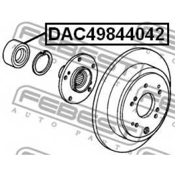 Подшипник ступицы колеса FEBEST DAC49844042-1