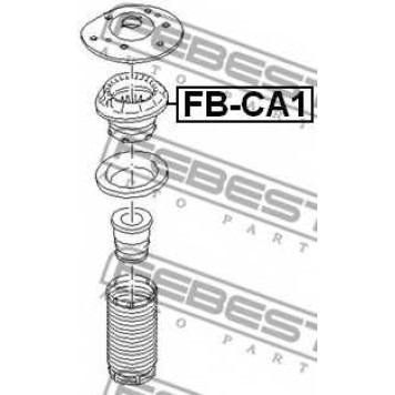 Подшипник опоры стойки амортизатора FEBEST FB-CA1-1