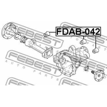 Опора, дифференциал FEBEST FDAB-042-1