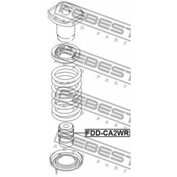 Амортизатор задний <b>FEBEST FDD-CA2WR</b>-1